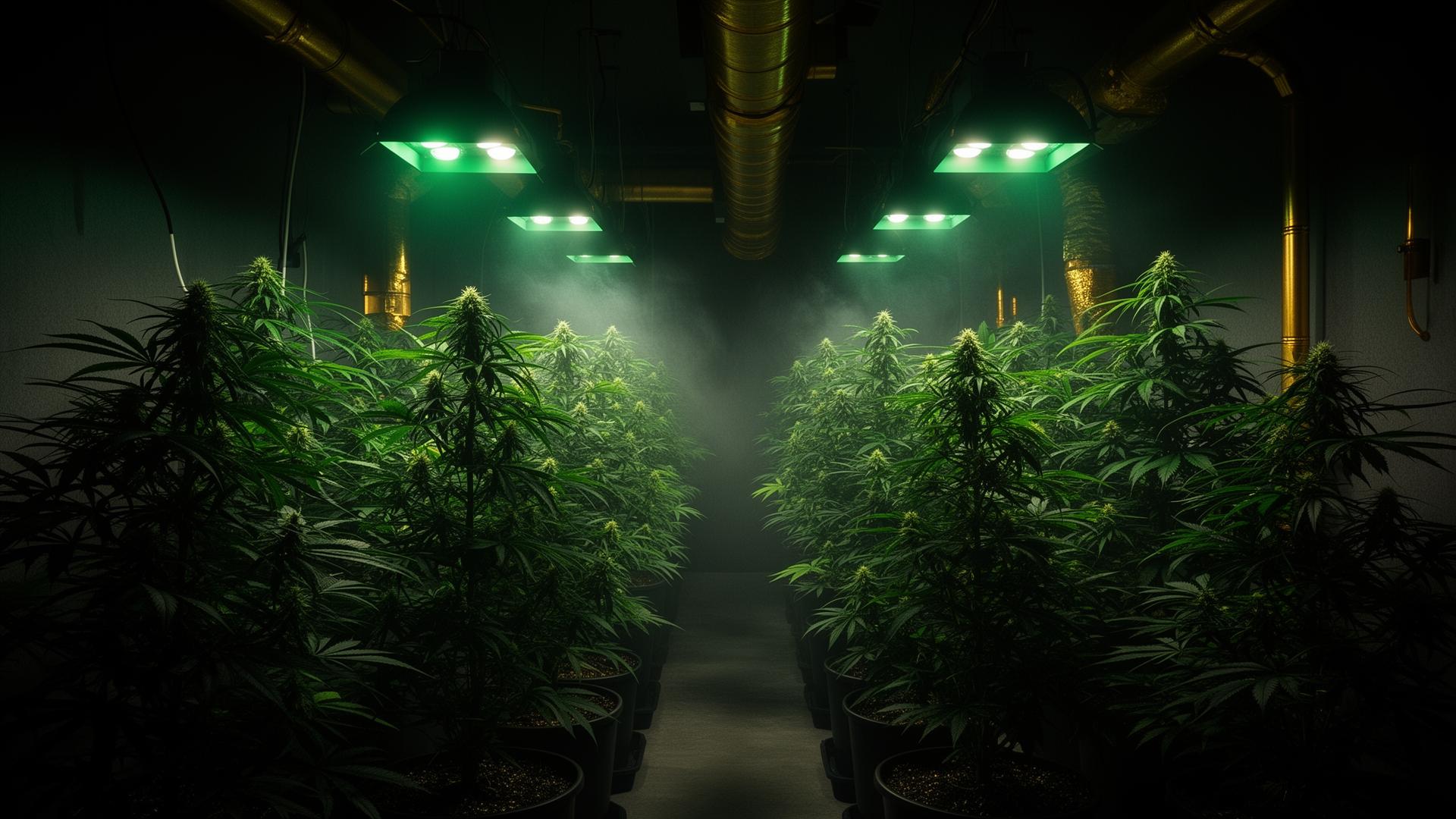 High Vibes cannabis cultivation room